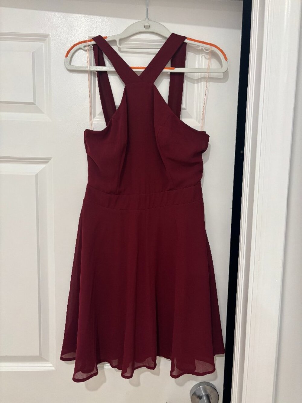 Charlotte Russe Halter top red dress
